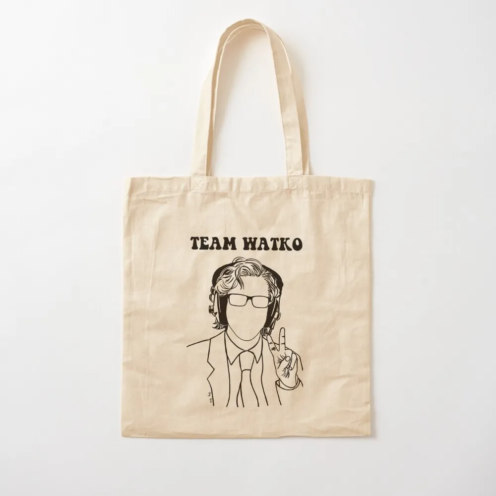 For friends and fans of British radio presenter, Watko. Tote Bag Lady bags bag for beach Woman shopper bag Canvas Tote