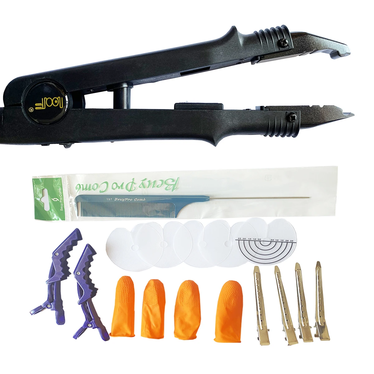 Control  temperature  EXTENSIONS FUSION REMY HUMAN HAIR CONNECTOR IRON JR611