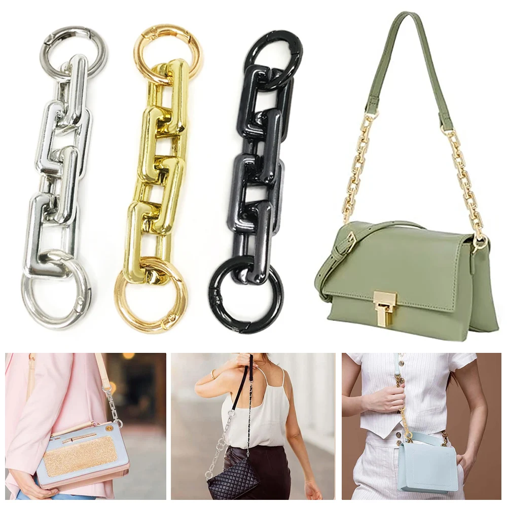 

Metal Short Extension Chain Bag Decorative Chain Hanging Buckle Bag Accessories Extension Chain Exquisite All-match Pretty New