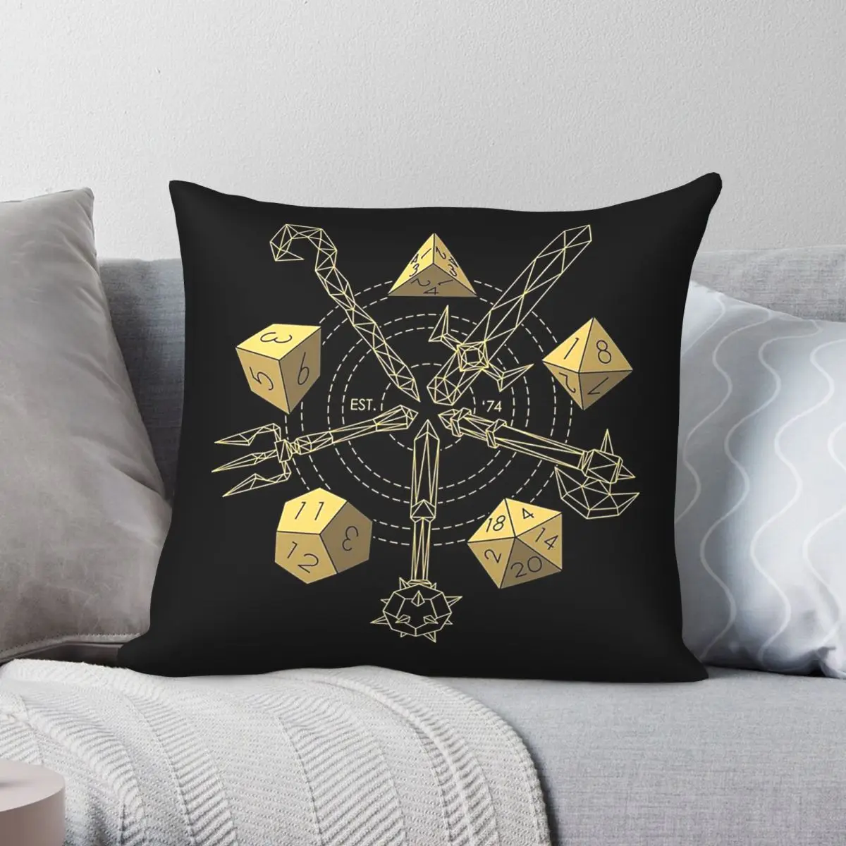 Choose Your Tool Square Pillowcase Polyester Linen Velvet Printed Zip Decorative Throw Pillow Case Home Cushion Cover 18