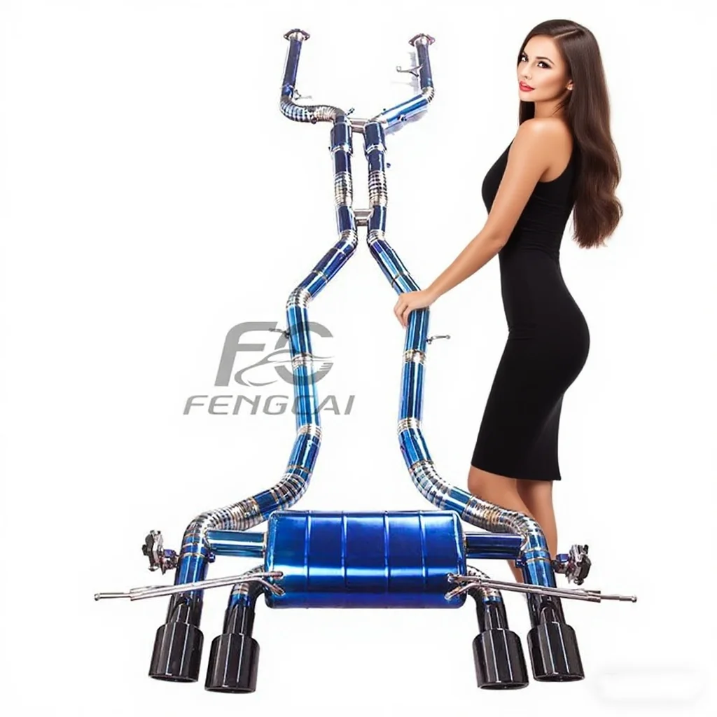 

Клапан выпускного клапана с кошачьей задней частью для BMW G80 G82 M4 M3, выхлопная система из титанового сплава, глушитель спортивного автомобиля, интеллектуальное обновление звука выхлопной системы