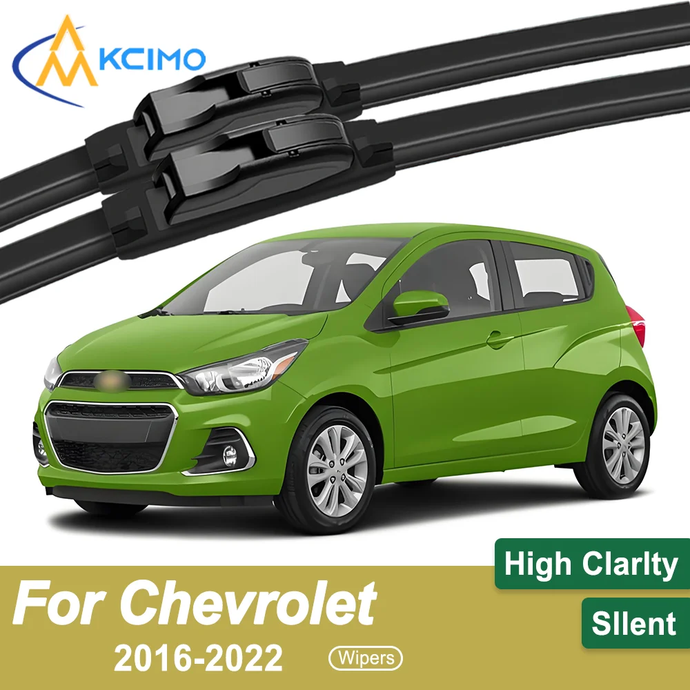 

Essential Upgrade for Safety 2 Windshield Wiper Blades for Chevrolet Spark M400 2016–2022 All-Weather Use Clear View Durable