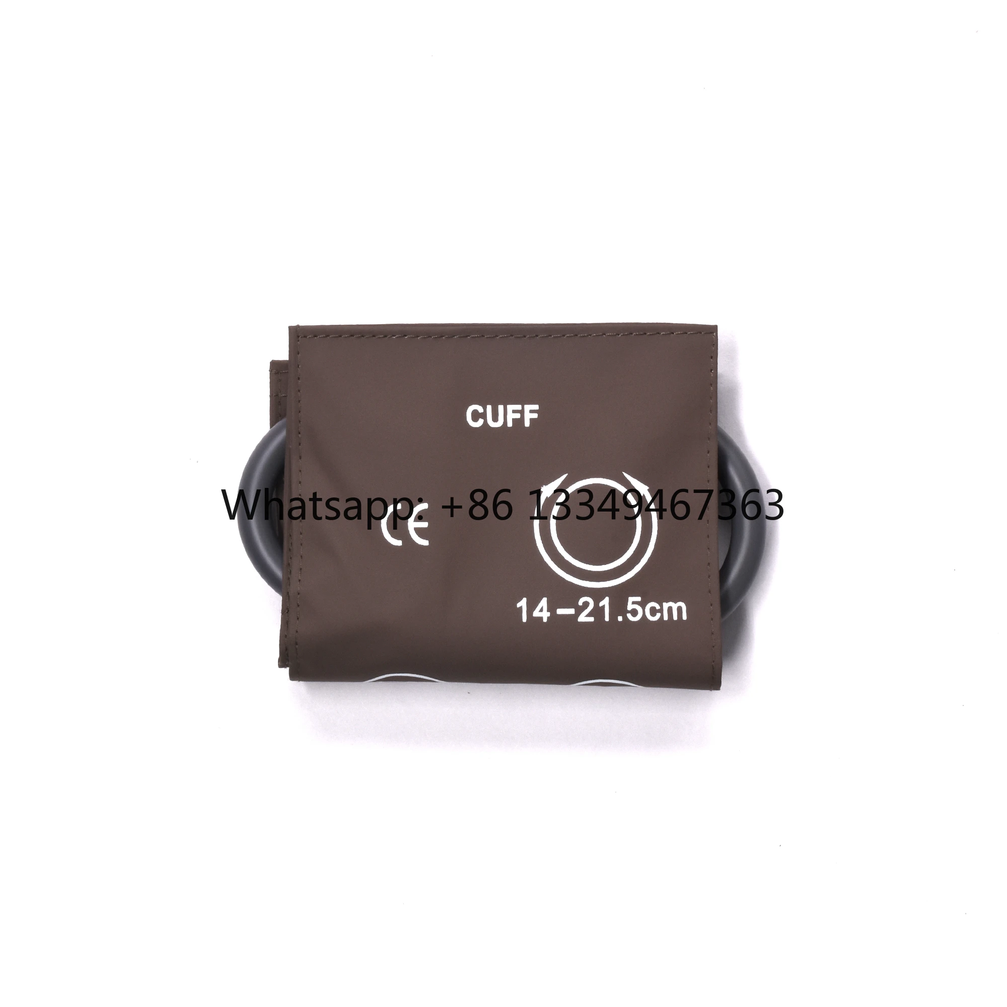 

In Stock Reusable Pediatric Single/double Tube Brown Color Bladder Nibp Cuff, Pu Cuff Hot Sale