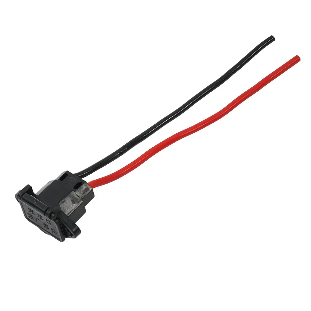 None Electrical Socket Charger Motorcycle 16cm Wire For 48V 36V Motorcycle Parts 1pcs Connector Plug About 20CM