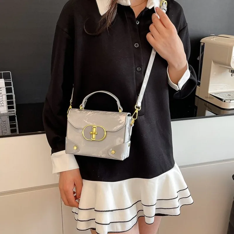 High-End Women's Leather Satchel Handbag Designer Crossbody Shoulder Tote Purse Fashion Elegant Diaper Bag