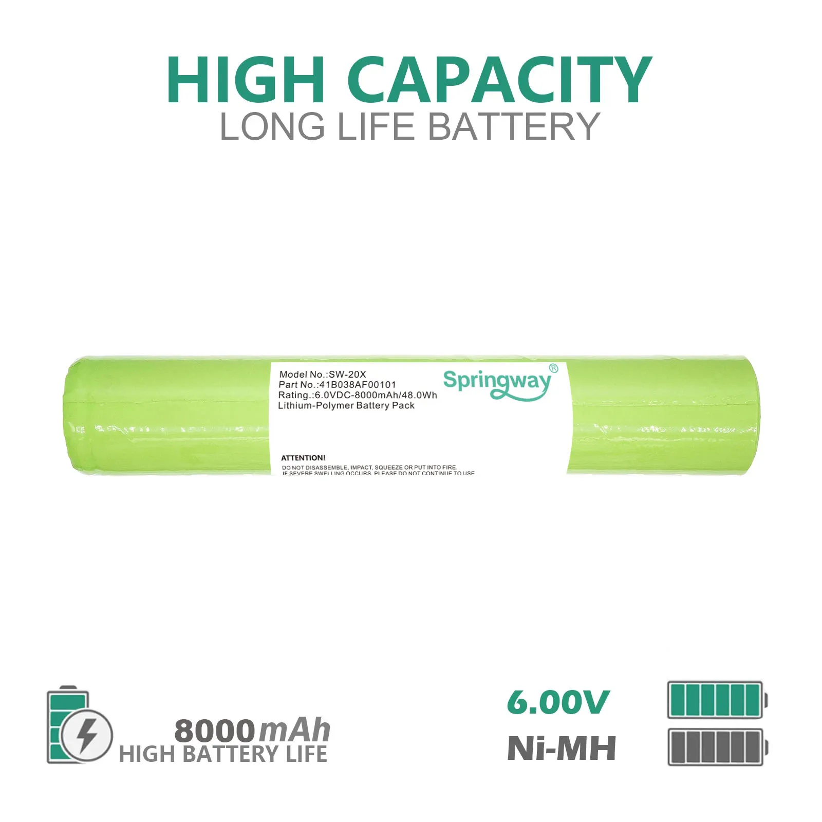 Flashlight Replacement Battery For MAGLITE IMT-3500D RL1019 RX1019 ML500 MA5 ARXX075 ARXX235 Mag Charger Lights