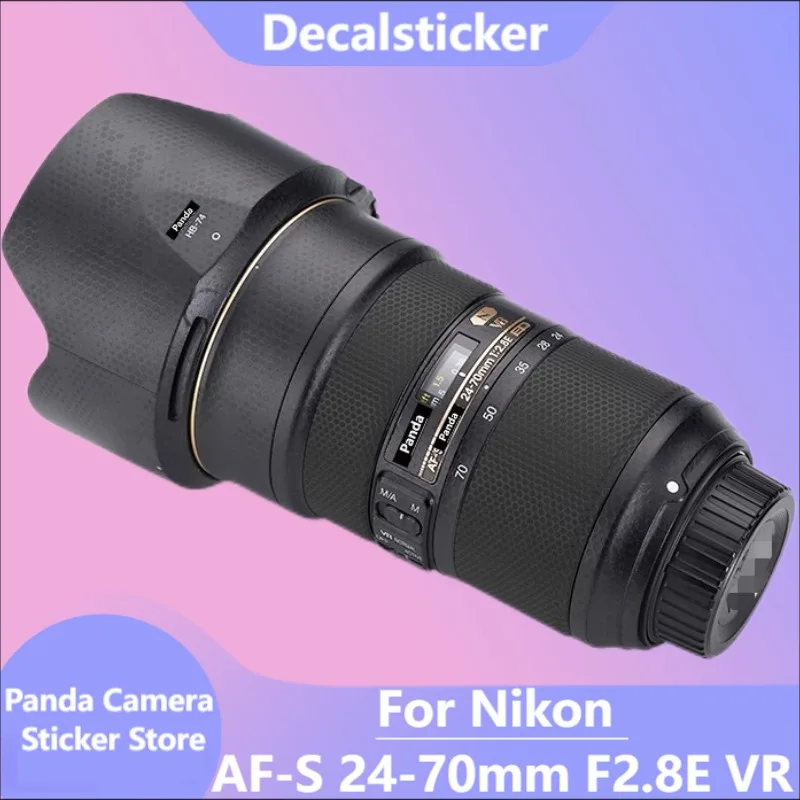 Aangepaste Sticker Voor Nikon AF-S 24-70Mm F2.8e Ed Vr Decal Skin Camera Lens Vinyl Wrap Film Jas Afs 24-70 2.8 F2.8 F/2.8 E