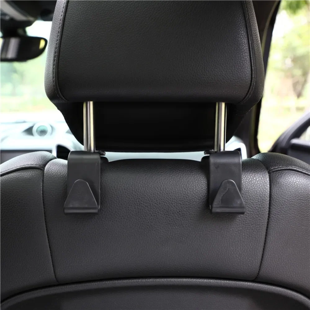 2pcs Universal Auto Seat Headrest Hook Pink Car Vehicle Back Seat Organizer Multifunctional Hidden Hook Car Interior Accessories