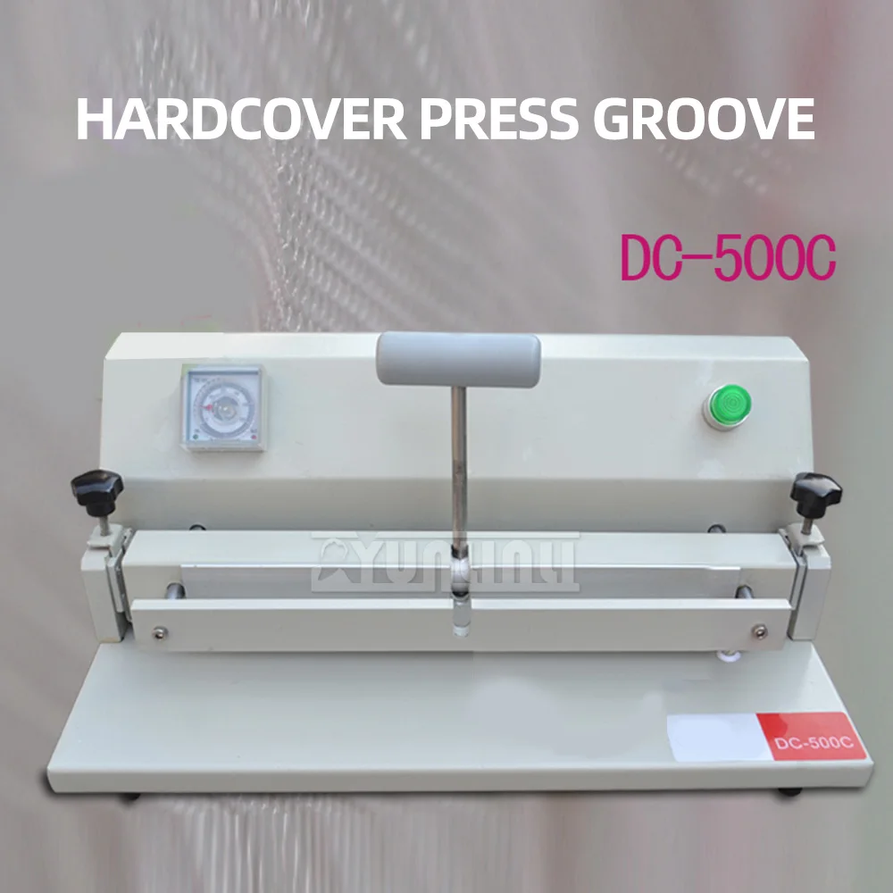 Dc-500c Desktop Book Case Slotting Machine Paper Shaping and Grooving Book Indentation Machine 2025 NEW