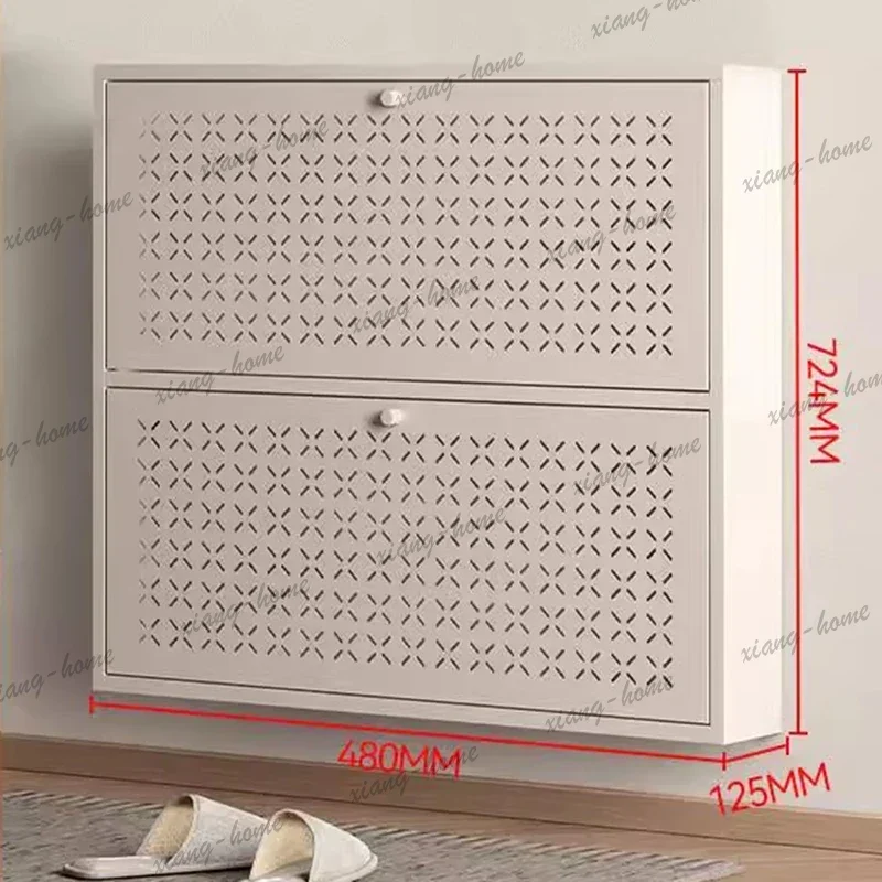 FG Beutiful Strong Shoe Cabinet White Wood Design Space Storage Saving Shoe Cabinet Drawer Modern Armario De Zapatos Furniture H