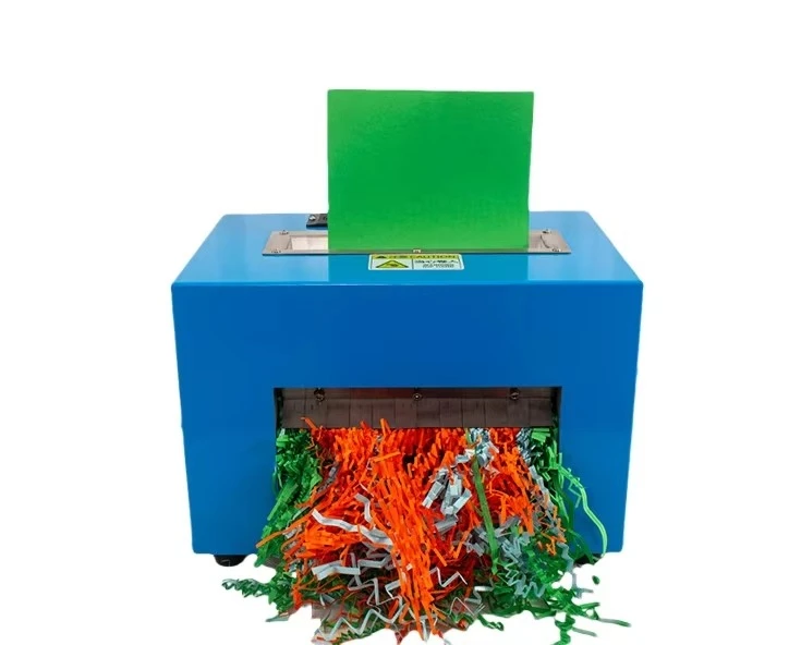 New Desktop Electric Cross-Cut Paper Shredder 400W High Capacity Machine 110V/220V Compatibility 3mm Cut Size for Paper Cutting