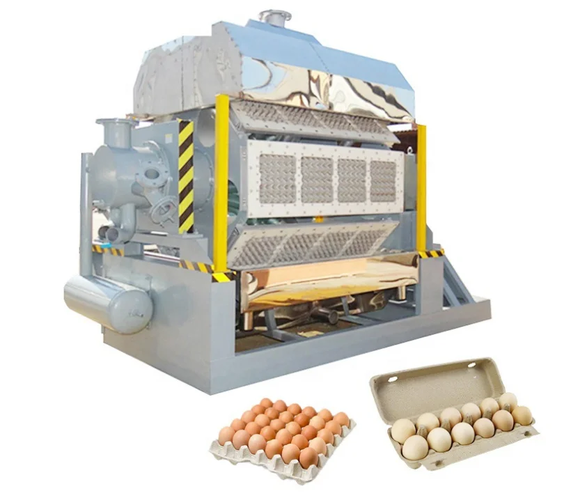 Egg Tray Making Machine Recycling Waste Paper Egg Tray Machine Egg Carton Forming Machine Equipment