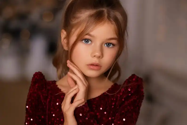 Vestido de fiesta infantil con lentejuelas color burdeos, elegante traje navideño para niñas, vestidos de niña de flores para bodas, vestido de princesa de noche