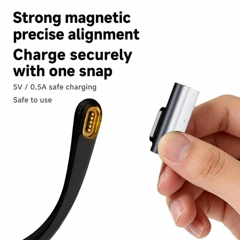 5-Pin Magnetic Charging Adapter 5V 0.5A Blue Indicator Magnetic Connector Strong Magnetic Short-Circuit Protection