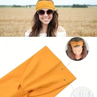 4 Pack Turban Headbands for Women Wide Vintage Head Wraps Knotted Cute Hair Band Accessories - Image 4