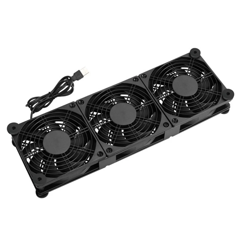 Cooling Fan Radiator USB Computer Blower Laptop Heat Sink USB Quiet Dissipation A4WF