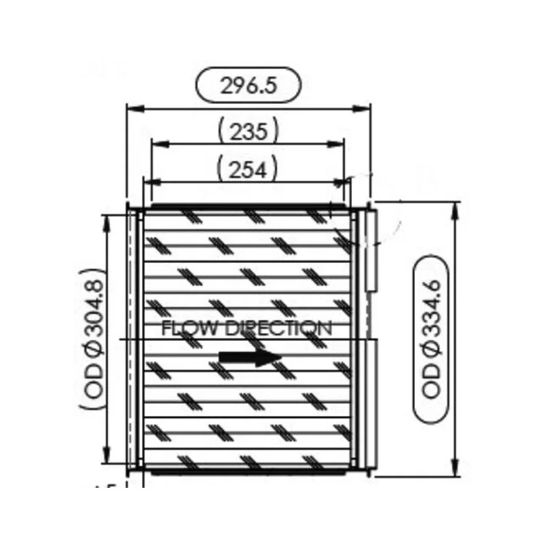 

Particulate Filter 2880169 for Cummins ISL 8.9L DPF