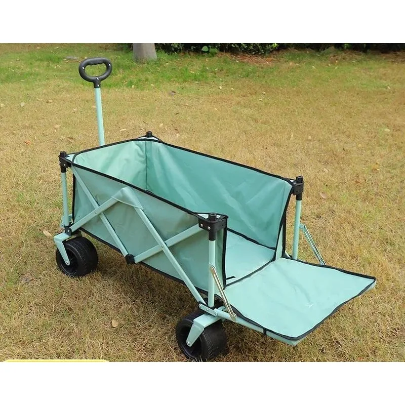 Camper cart Outdoor camper folding trolley Picnic cart Camper trailer Portable folding design