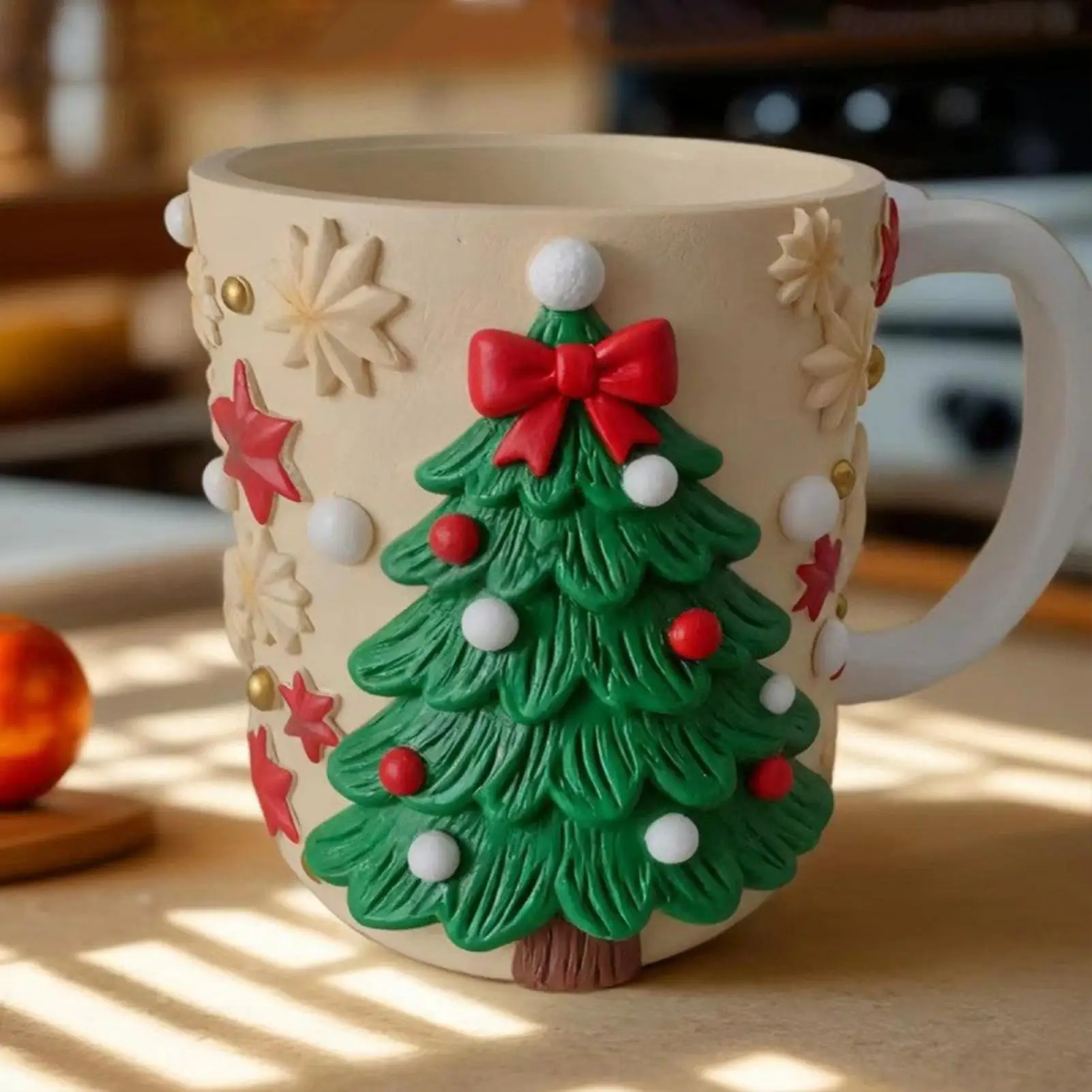 Рождественские кофейные кружки Лось Пряничный человечек Смола Праздничные кофейные кружки Рождественские украшения для напитков Чай Молочный сок Водная вечеринка