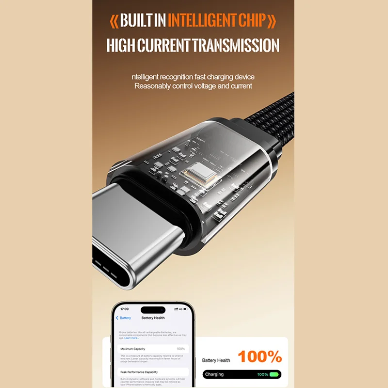 240W 2 in 1 USB C to USB C Fast Charging Foldable Bracket Data Cable Type C Desktop Holder Charging Wire For Iphone17 16 Samsung