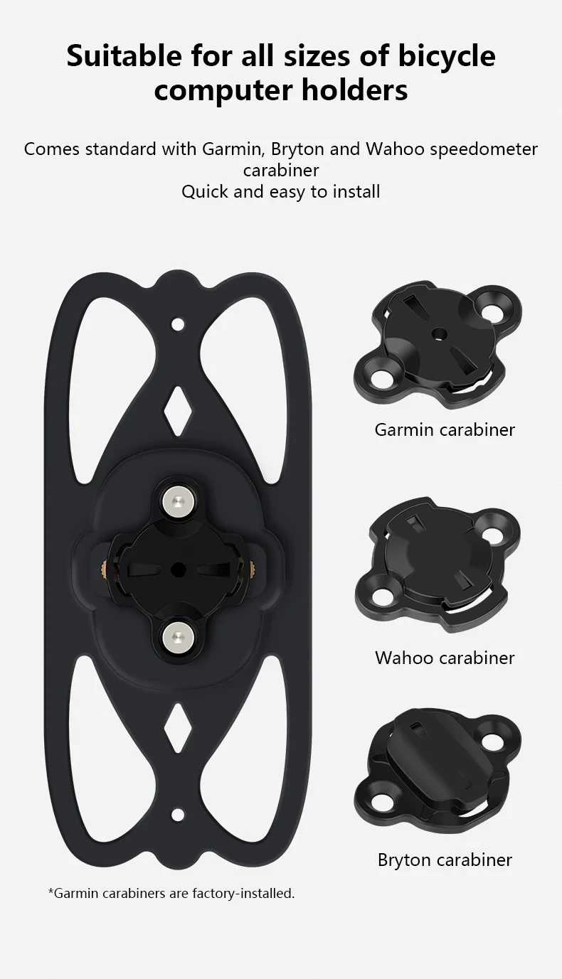 GUB P13 Handy-Fahrradhalterung Fahrrad-Sicherheits-Silikon-Halterung Computer-Handyhalter mit Garmin Bryton Wahoo Ständer – Detail 5