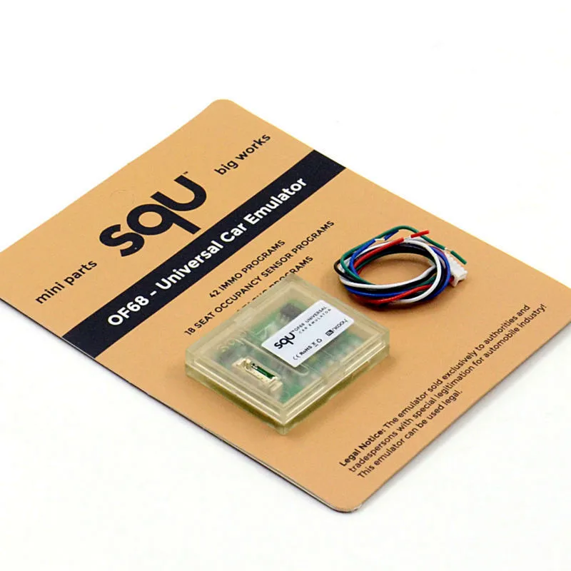Universal IMMO Emulator  SQU OF68 SQU OF80 Signal Reset Immo Programs Diagnostic Seat Occupancy Sensor For Multi-Brand Cars Tool