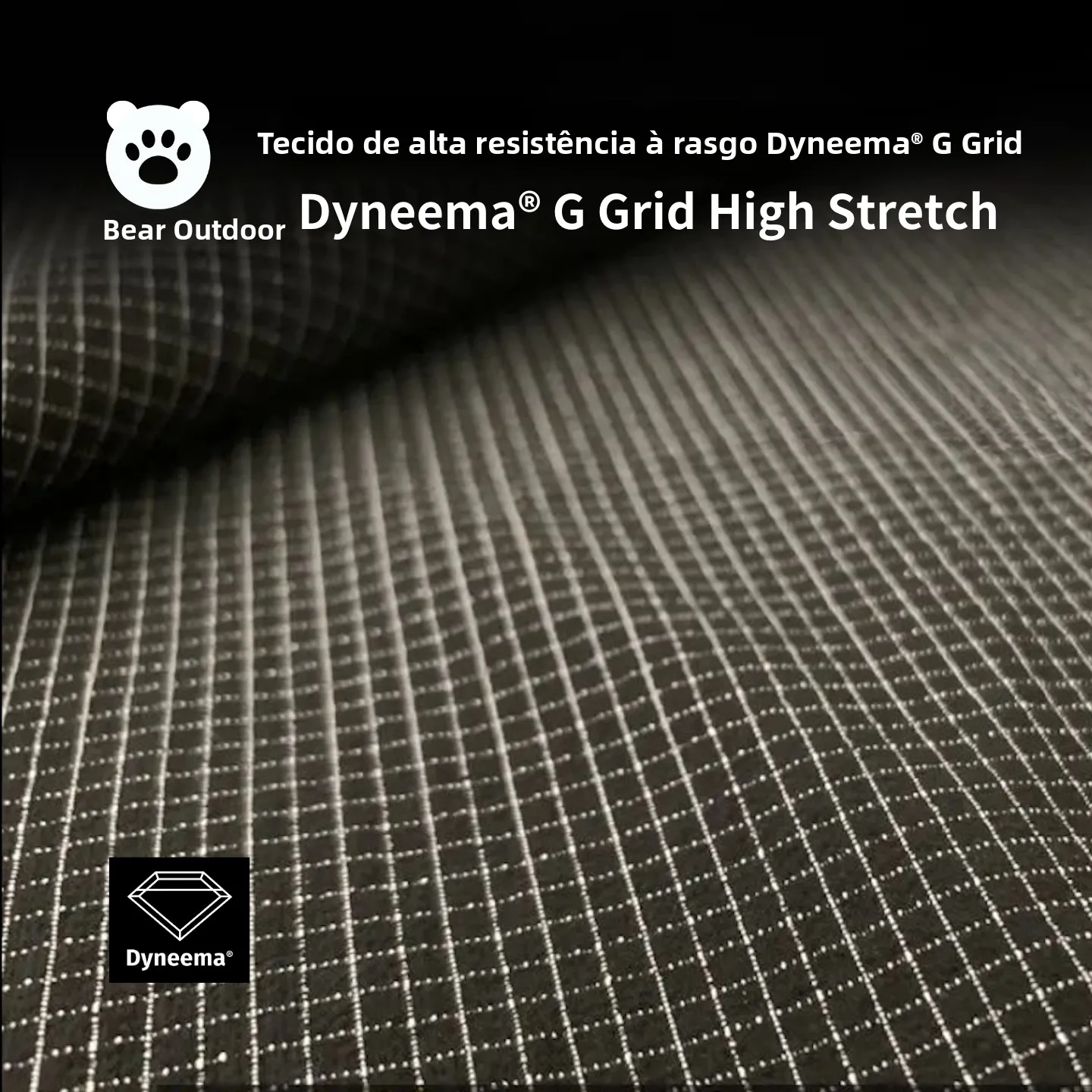 Tecido de Nylon Dyneema de Alta Elasticidade para Bolsos de Mochilas Externas, Elasticidade em Quatro Direções, Têxtil de Nyl...