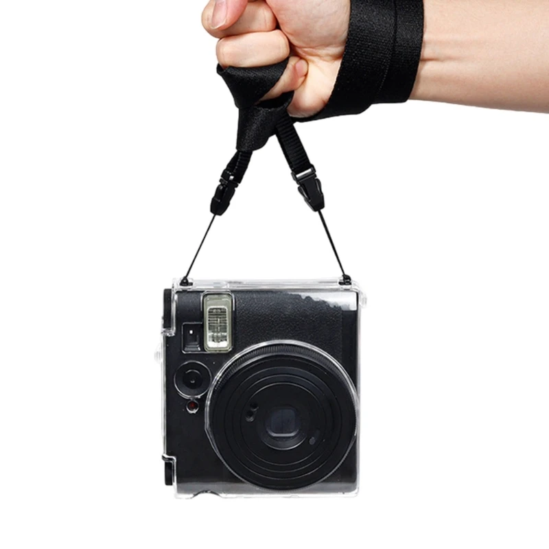 Transparent Camera Protector PC Case Carrying Bag For instax mini 99 Instant Camera with Photo Storage and Straps