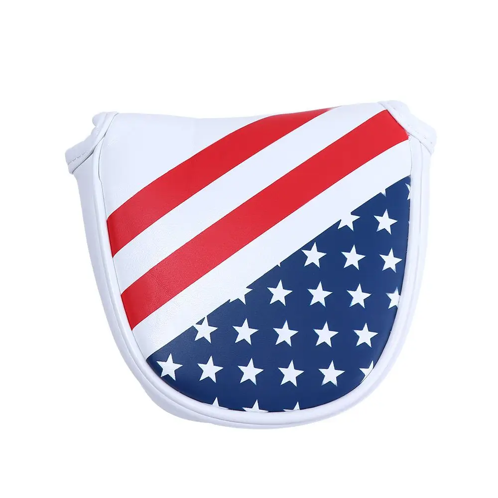 

Golf Training Equipment Protector Case PU Leather Golf Mallet Putter Cover Golf Head Cover Golf Club Cover Putter Headcover