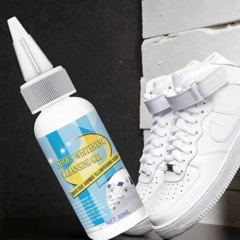 All-Purpose Cleansing Cream Stains Remover White Shoes Cleaning Cream Shoes Whitening with Wipe Sponge for Shoes Sneakers