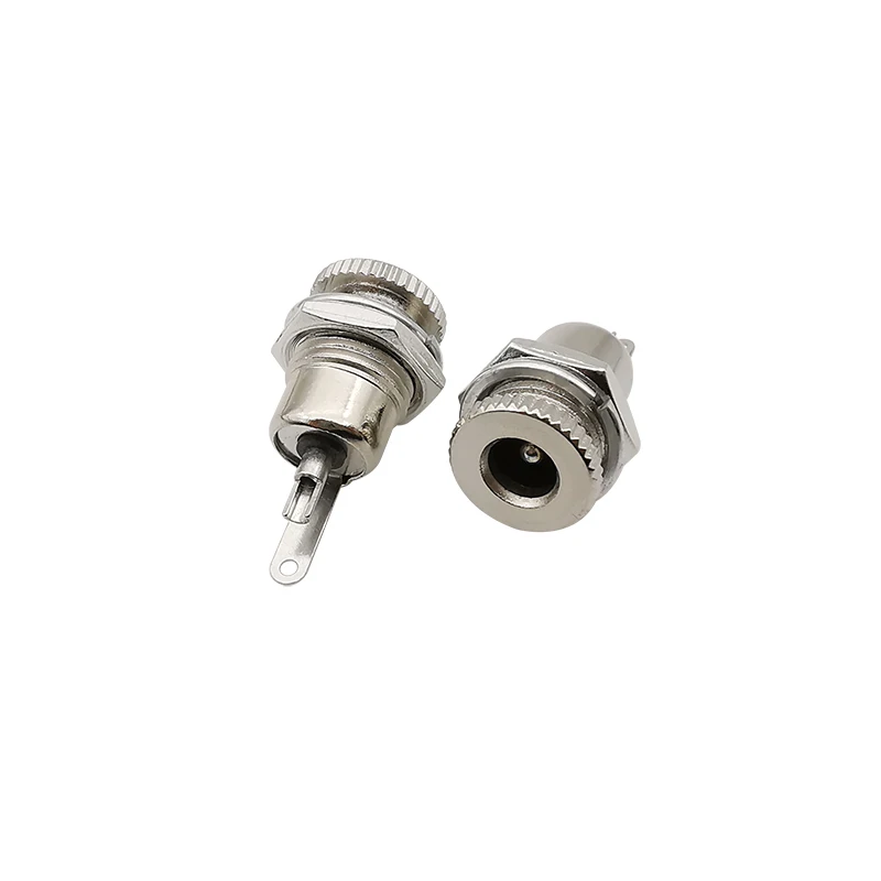 10Pcs DC-099 5.5x2.1mm / 5.5x2.5mm DC Power Female Socket Jack Panel Mount Connector 5.5*2.1/5.5*2.5 DC099 DC Power Jack Adapter