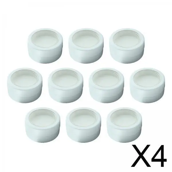 

Пустой футляр для теней для век, 2 г, круглая пластиковая косметическая банка, прозрачная крышка для образцов лосьона и макияжа