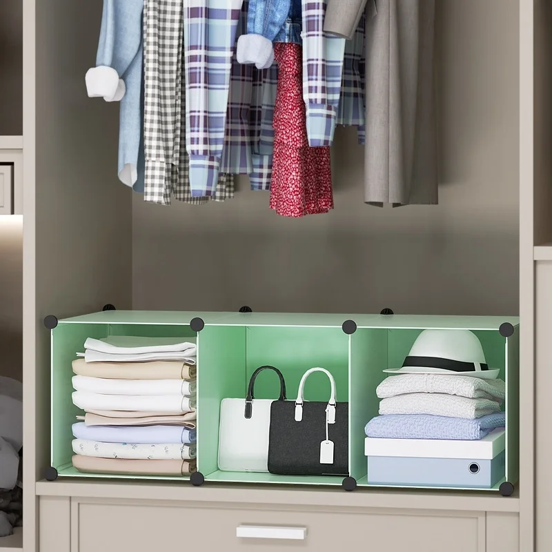 

Vertical Partition elf Bedroom Closet Multi-layer Organizer Plastic Floor-standing Living Room Clothing Accories Storage...