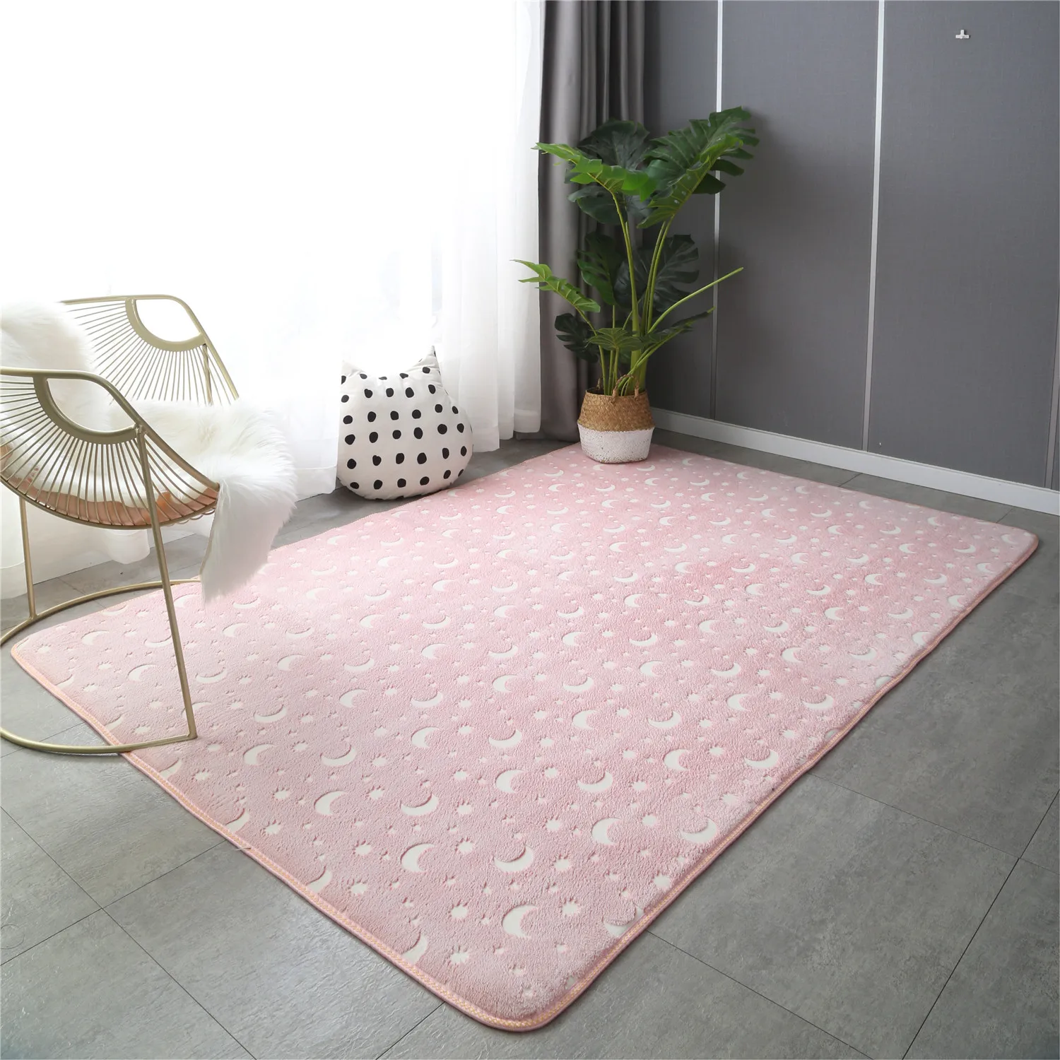 

Area Rugs for Bedroom Glow in the Dark Rainbow Cartoon Pegasus,Fluorescent Carpet Luminous Rug for Children Room Decor,Dormitory