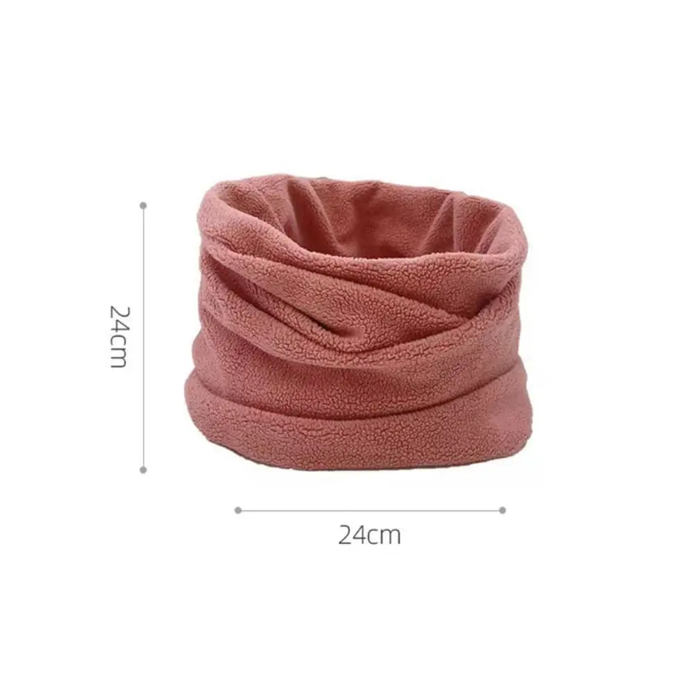 Fleece Ski Tube Scarf Soft Windproof Thicken Neck Warmer Winter Warm Outdoor Sports Cold-proof Collar Cycling Neck Protector