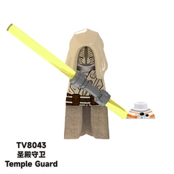 TV6106 Yoda Grogu BB-8 Building Blocks Temple Guard Bricks Luke Skywalker Model Ahsoka Action Figure Clone Trooper Children Toy