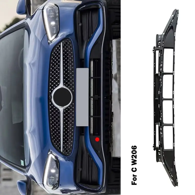 

Для Mercedes Benz C Class W206 C200 C300 A2068850602 Передняя нижняя решетка, бампер, решетка воздухозаборника радиатора, аксессуар