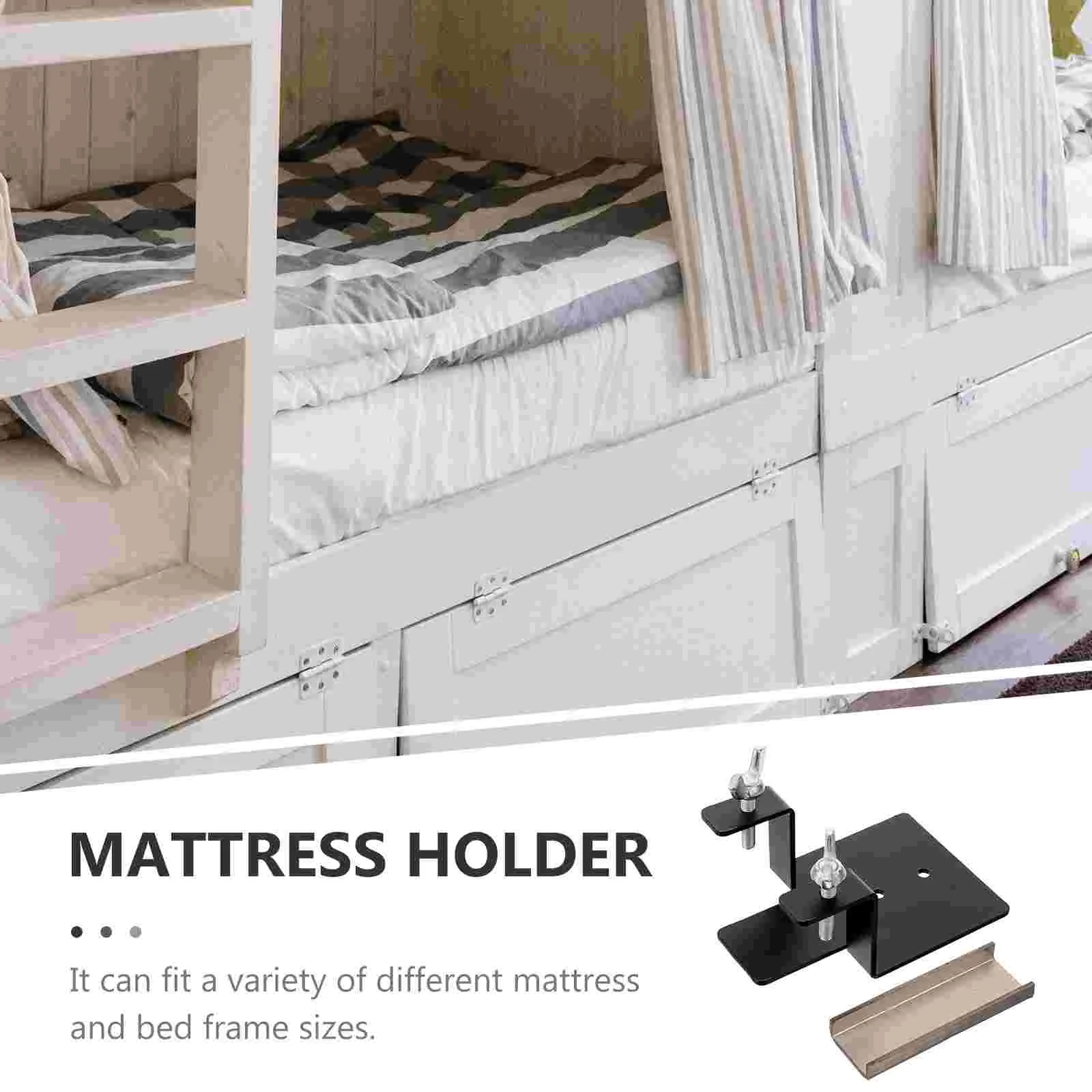 Mattress Retainer Anti Slip Gripper Slide Stopper Fixer Bed Frame Stoppers Anti-slip for Non-slip Comforter Grippers
