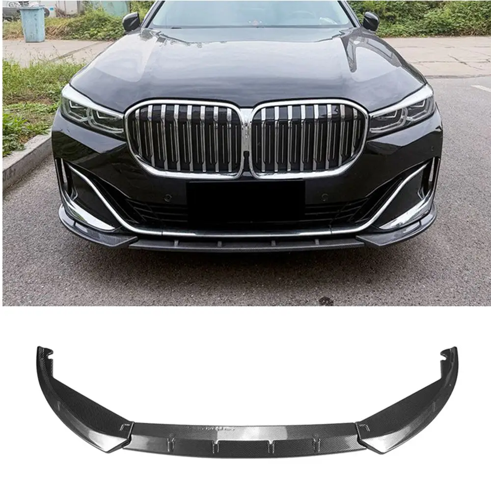 FOR BMW 7 Series G11 G12 Standard Edition 2019-2022 Car Front Bumper Lip Chin Spoiler Splitter Diffuser Body Kit Accessories