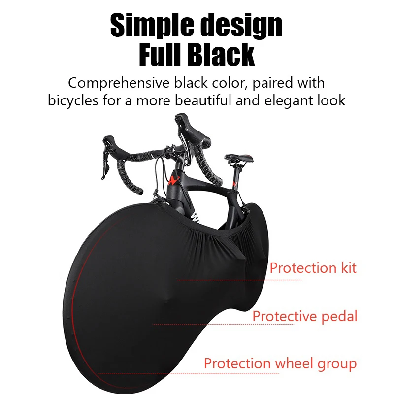 

Защитный чехол для велосипеда MTB, защитное снаряжение для дорожного велосипеда, пылезащитный чехол на раму колес, устойчивая к царапинам сумка для хранения, аксессуары для велосипеда