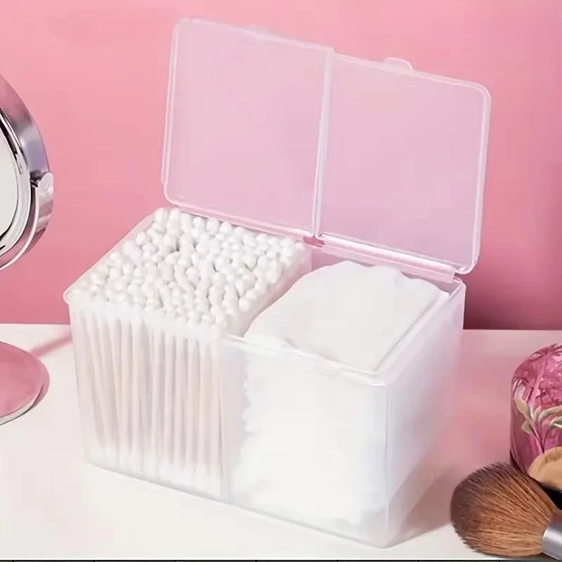 

【Hot sales】1pc clear makeup storage box with lid, 2 dust storage boxes for skin care, makeup and sundry