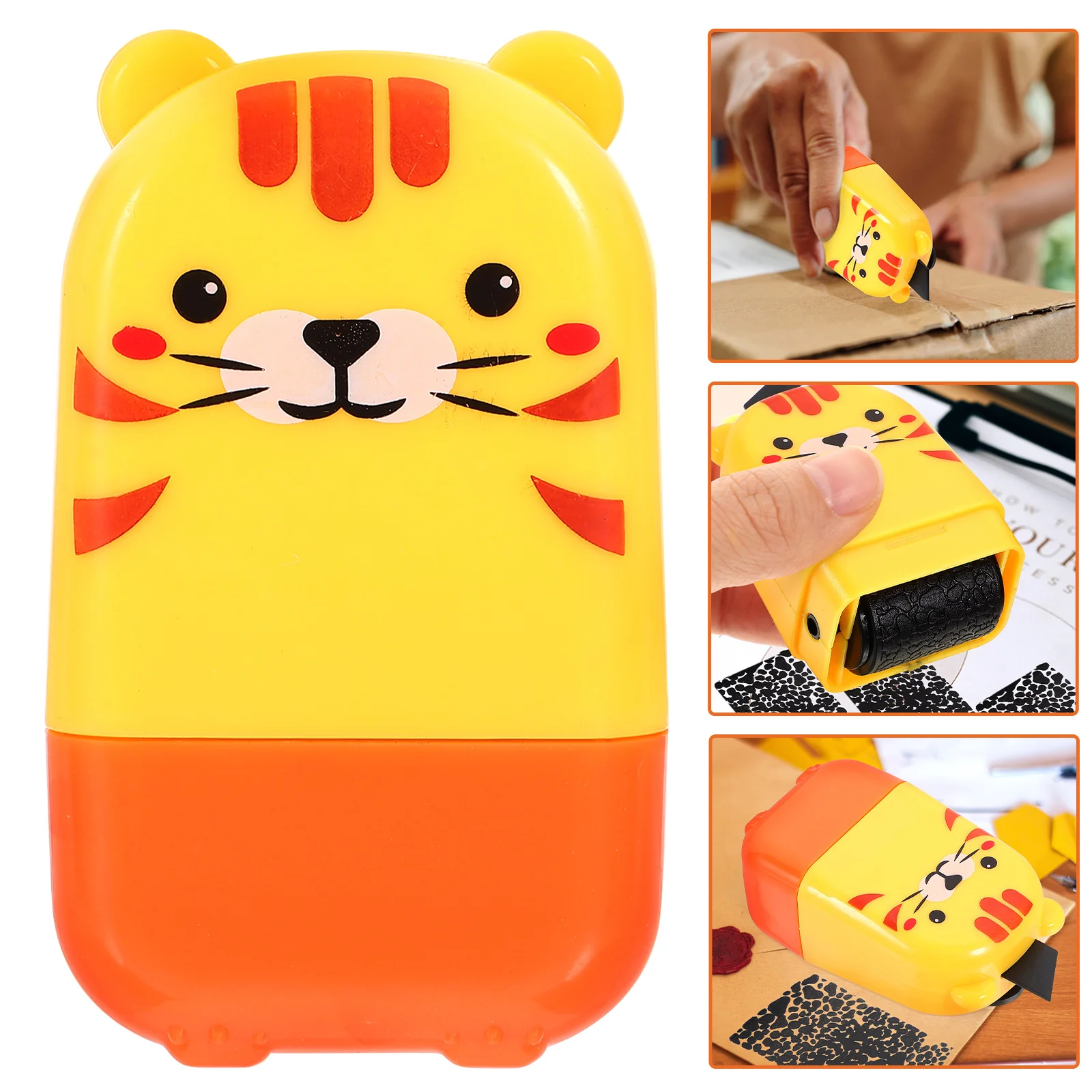 

Animal Seal Convenient Roller Stamp Portable Modeling Multi-function Identity Theft for Home Household Stamp