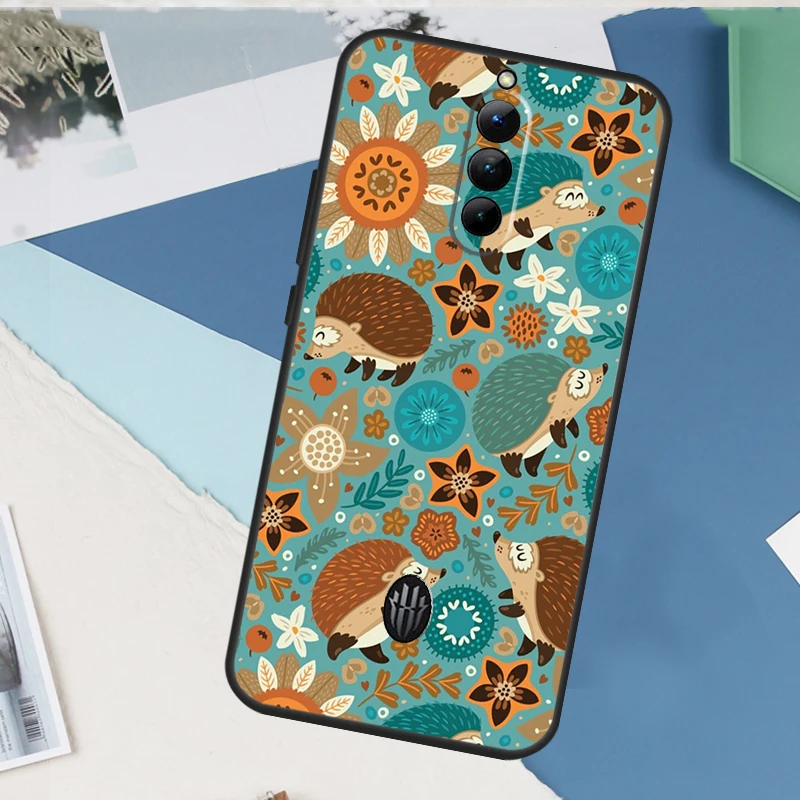 Prickly Hedgehog Cute Cartoon Case For Red Magic 9 8 10 Pro Plus 6 6S 7S 7 Pro 5G 6R RedMagic 9S 8S 10S Pro Plus Cover - view 4