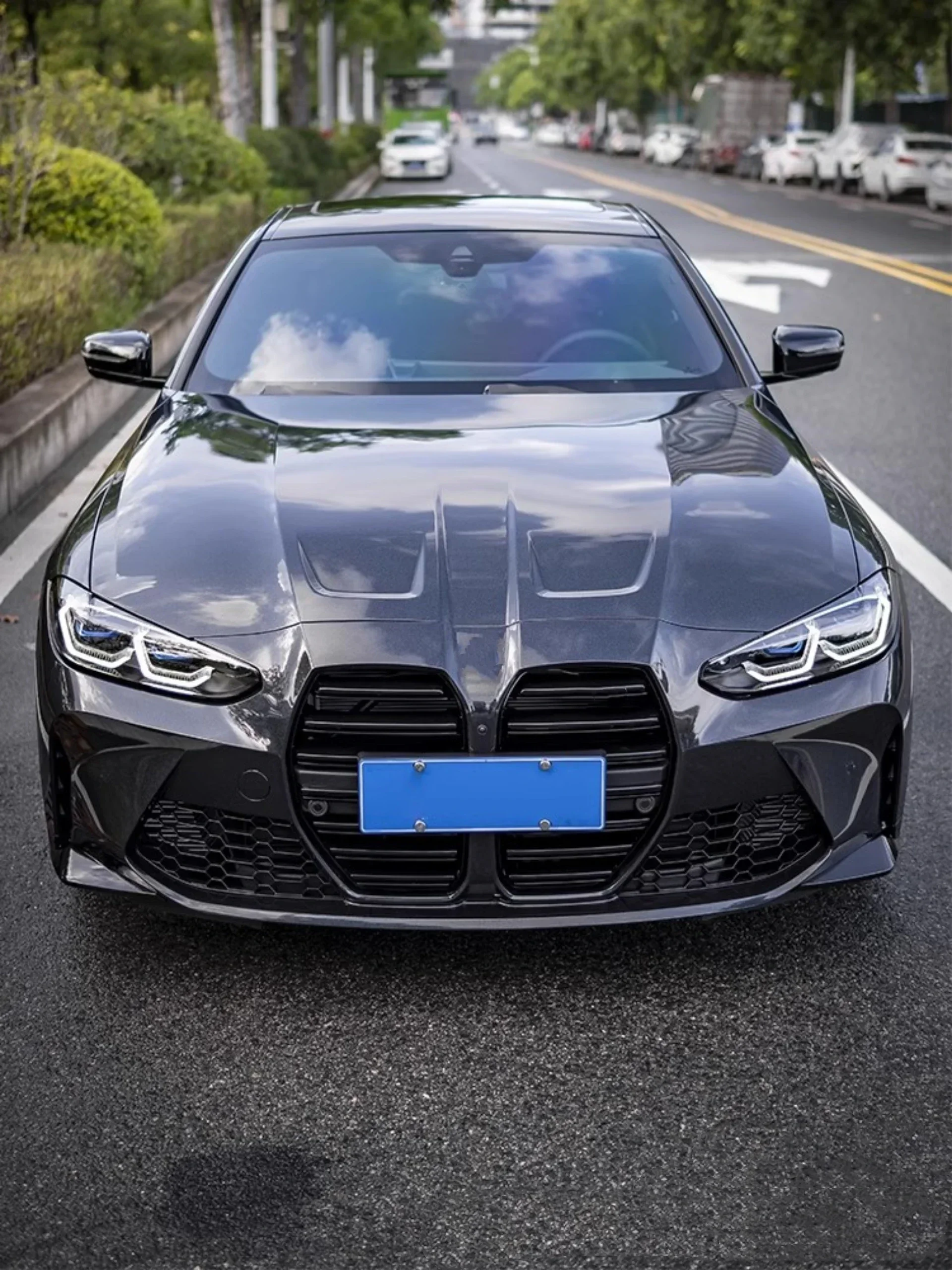 

New Style Front Rear Bumper Engine Cover Side Skirt for BMW 4 Series G22 G23 G26 425i 430i Modified M4 Kit Car Accessories