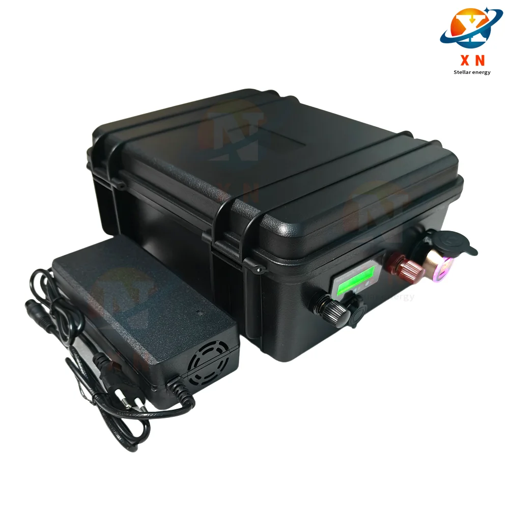 Rechargeable 12V 60Ah 80Ah 120Ah 150ah 180ah 200ah Lithium Ion Battery for Trolling Motor Boat Propeller+10A Charger