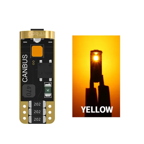 T10 W5W 3838 3SMD CAN-Bus, Без Ошибок, Высокомощная Белая Сигнальная Лампа, 12В, Для Чтения В Автомобиле, Внутреннее Освещение