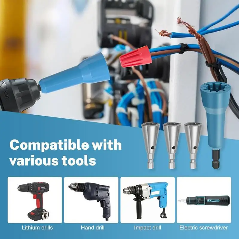 

Electrical Wire Twister Twist Connector Socket Professional Electricians Tools Cable Stripper For Industrial Work Construction