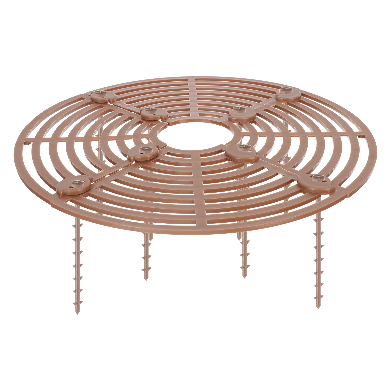 Copertura per vaso in rete per piante Protezione per terreno riutilizzabile durevole per vaso da fiori da giardino Tappo per scavo per cani e gatti Griglia per vaso per fiori