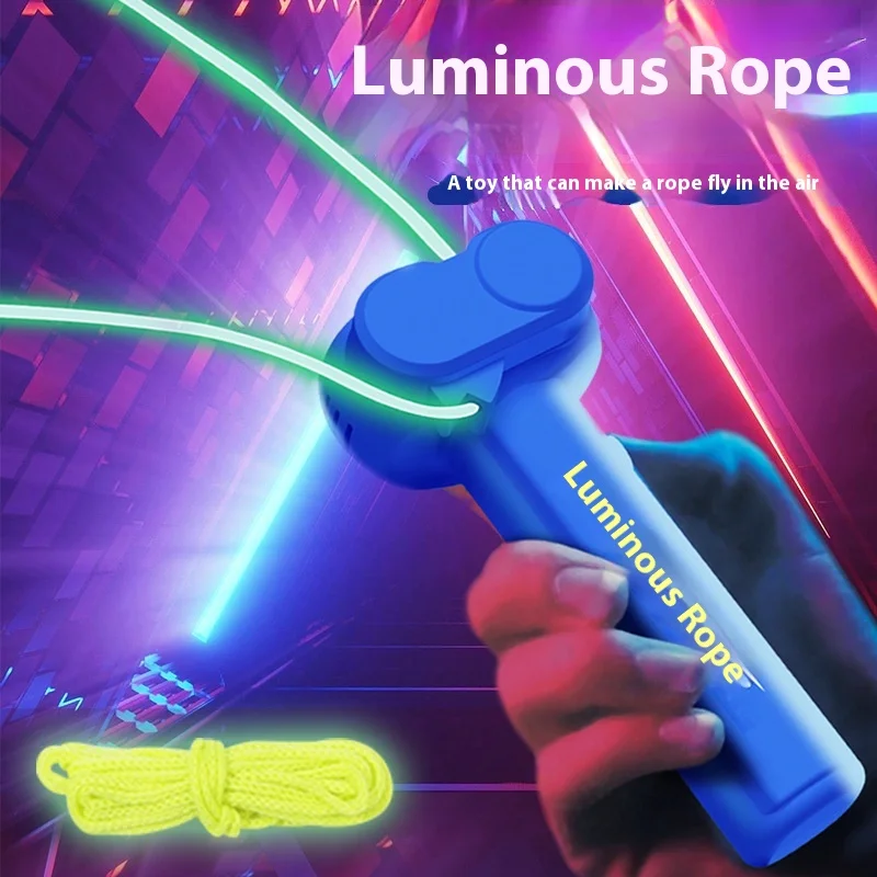 Glow-In-The-Dark Rope Transmitter Children Decompress Good Things Wholesale Preferred To Enjoy The Fun Release Pressure