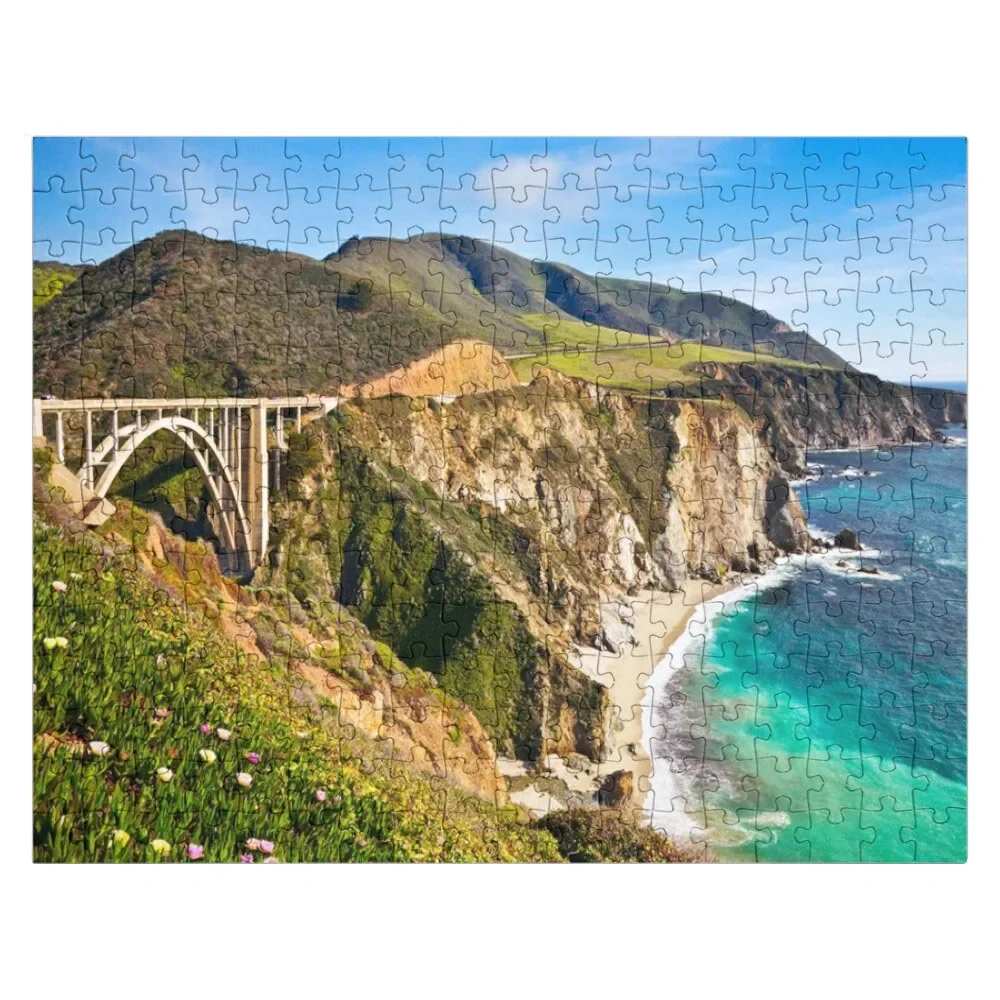 

Big Sur California Coast Jigsaw Puzzle Wooden Decor Paintings Adult Wooden Wooden Name Custom Personalized Puzzle